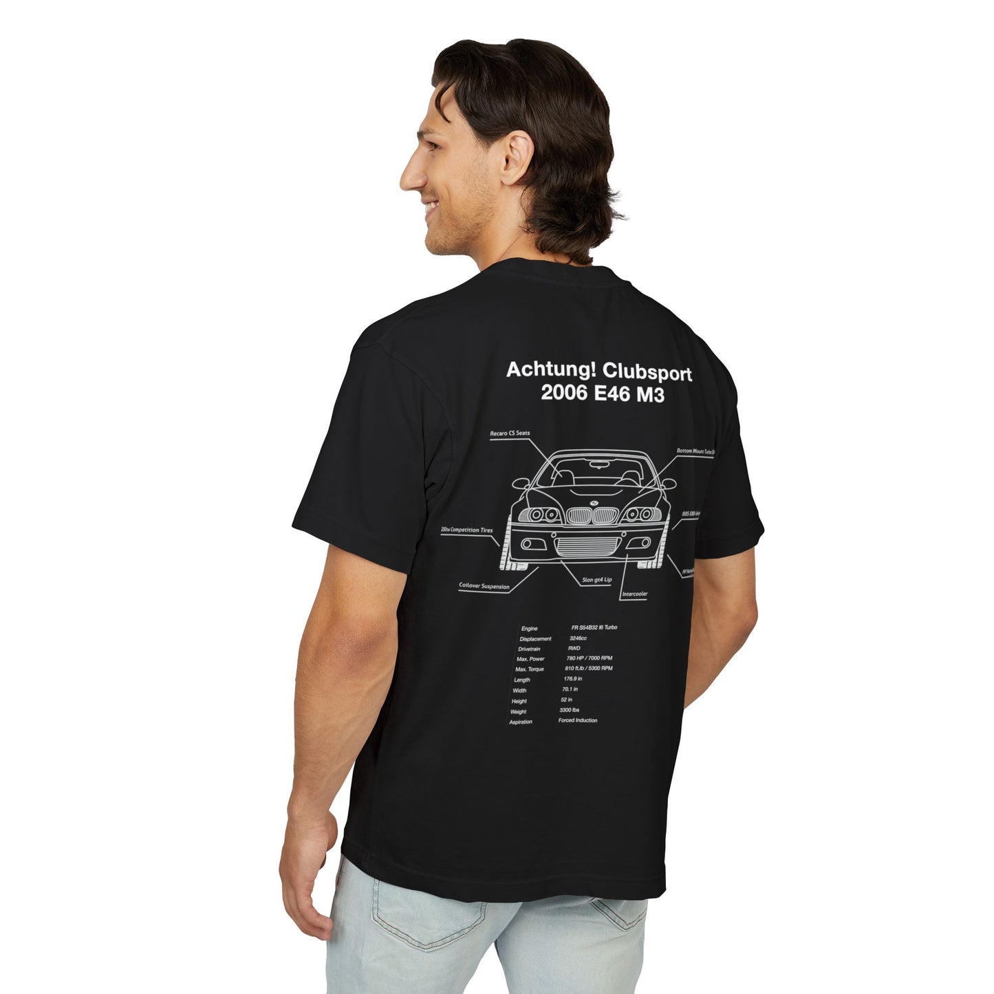2006 E46 M3 Turbo Blueprint Tee